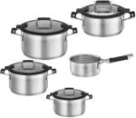 RÖSLE Set de Oale Rosle Silence Pro 5 piese, Inox 1810, Capac din Sticla (46227250)