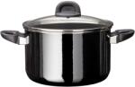 Silit Oala cu capac Silit Modesto, 24cm, 6.4L, Silargan, negru (99944166)