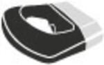 Silit Maner lateral pentru oala sub presiune Sicomatic econtrol 18cm, plastic negru (76069223)
