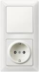 Siemens Set Complet Intrerupatoare si Prize SIEMENS - Titan Alb, 2-fach, Subtencuit (77101956)