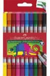 Faber-Castell Rostirón, filctoll készlet, kétvégű Faber-Castell 10 klf. szín (FC151110) (FC151110)