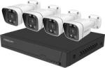 Foscam Sistem supraveghere Foscam FNA 108 E B4 2T (negru/alb, FNA108E inregistrator 8 canale, 4x aparat foto V8EP) (FNA 108 E B4 2T wh)