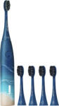happybrush Aparat ingrijire orala ECO VIBE 3 Starter Kit Ocean + 4 Refills, Electrice, Albastru/Bej (HBV3O4RW) Periuta de dinti electrica