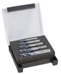 FORMAT tömör keményfém rövid ujjmaró készlet négyélű TiAlN 6-12mm Inox (28070001)