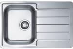 Alveus Chiuveta Bucatarie Cu O Cuva Alveus Line 80 Leinen, 79x50 Cm, Cu Picurator Pe Partea Stanga, Inox (1110142+1130550) Chiuveta