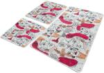 Persera Set 3 Covorase baie Faccia Rectangular, 60 x 100 cm, 50 x 60 cm, Antiderapant, Multicolor (FACC4407) Covor baie