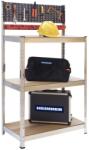 Heinner Raft metalic cu 3 polite Heinner RZRF011, 78x38x142cm, greutate maxima distribuita uniform pe polita 125kg (RZRF011) Raft