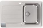 Alveus Chiuveta bucatarie inox leinen Alveus Line Max, dreptunghiulara, cuva pe dreapta, 79 x 50 cm, adancime cuva 19 cm (1146499+1130551) Chiuveta