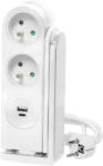 ORNO Prelungitor, ORNO, USB, Alb (OR-AE-13245(GS)/W/1.4M)