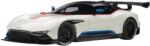 AUTOart Model colecționabil Autoart Contemporary: Automobile - Aston Martin Vulcan (2015) (Stratus White cu dungi albastre și roșii) (model compozit/deschideri complete) (70261)