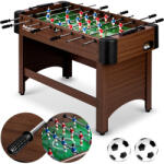 Neosport Csocsóasztal, Neo-Sport NS-804, zöld/sötétbarna, 118 x 61 x 79 cm, állítható lábak, MDF játéktér, 22 játékos, 2 labda, 8 krómozott rúd, csúszásgátló fogantyúk, kézi számláló (TE180400)