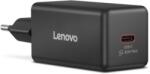 Lenovo Mini USB-C 65W GaN Charger (40AW65WBEU) hálózati töltő adapter, Fekete színben (40AW65WBEU)