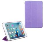 Gigapack IPAD 9.7 (2018) / 9.7 (2017) GIGAPACK Tok álló, bőr hatású aktív FLIP, textil minta, LILA (GP-70042) (GP-70042)
