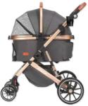SWITT Cărucior Kenyone 62x90x108cm negru, construcție aurie (7914-185057)