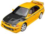 Motorhelix Model colecționar Motorhelix Contemporary Cars - Mitsubishi Lancer Evolution VI GSR T. M. E (Customized Yellow cu capotă din CF) (2000) (Ediție limitată 499 buc. ) (MTX84306)