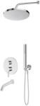 Oltens Set baterie cadă-duș Oltens Molle 34113100, cap de duș Oltens Pluva 37010100, 39100100, 39400100, 37102100, 39304100, 37200100 (36652100)