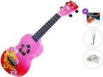 Mahalo Hibiscus Standard SET Hibiscus Red Burst Szoprán ukulele