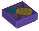 LEGO® Placă netedă 1 x 1 decotată Ananas (6371589)