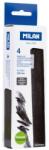 MILAN Carbon natural MILAN 15 x 7 mm, 4 buc