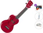 Mahalo U-SMILE Basic SET Red Szoprán ukulele