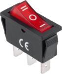  Inne Comutator basculant 230V 3 pini 3 poli, - roșu (L-PRK0048)