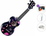 Mahalo Heart Standard SET Heart Black Szoprán ukulele