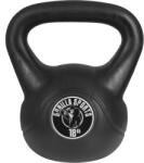 Gorilla Sports Kettlebell súlyzó műanyag 18 kg fekete (100342-00006-0024) - kokiskashop