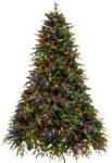  Prémium Franklin műfenyő égőkkel és természetes kúpokkal, 2000 LED, PE, 240 cm, zöld