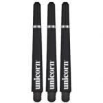 Unicorn Dart Shafts Unicorn Gripper 4 Negru Mediu - Pachet de 3 (UN-78903)