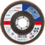Bosch X431 legyezőtárcsa fémhez, egyenes, üvegszövet alátéttányér, Alox (2608603715)