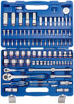 KING TONY dugókulcs és bit készlet, kofferben, 1/4"+1/2" (7596MR) (S84513) - hardtools