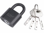 Extol Premium vas lakat, fekete 40mm, 4db kulcs (8857414)