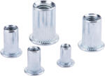  Fortum POP-NUT szegecsanya készlet, lapos peremű, rovátkolt 40db (4770682)