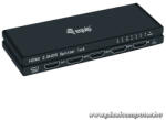 EQUIP HDMI Video-Splitter - 332717 (4 port, HDMI2.0, 3D, 4K/60Hz, HDR/HDCP Ready, fekete) (332717) - pixelcomputer