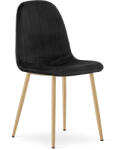  Scaun de masa PADVA VELVET, neagra