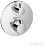 Hansgrohe ECOSTAT S falsík alatti termosztátos csaptelep, 1 fogyasztóhoz, króm 15757000 (15757000-RAK)