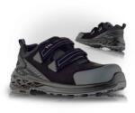 VM Footwear VM FOOTWEAR ROSTOCK 3675-S1PSESD / Védőszandál S1 PS FO ESD SR - fekete/szürke 35 (3675-S1PSESD-35)