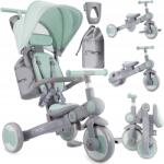 MoMi 4 az 1-ben Futó Trike MoMi Solivia Zöld Állítható Tolókar (ROTR00018)
