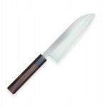 Hokiyama Santoku kés 165 mm Hokiyama Tosa-Ichi Sötét nyolcszögletű (8594195882265)