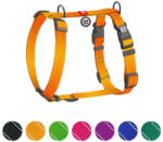 COLLAR Mono Reflective kutyahám narancs M QR-kódos azonosítóval