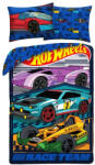 Halantex Hot Wheels Race Team ágyneműhuzat 140×200cm, 70x90 cm microfibre (HAX622719)