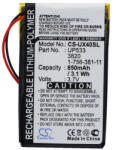 Utángyártott Cameron Sino Sony Clie PEG-UX40 Clie PEG-UX50 UP553 1-756-381-11 850mAh utángyártott akkumulátor