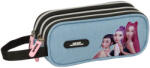 SAFTA K-pop Démonvadászok Denim Dreams 3 rekeszes tolltartó 21 cm (SFL648078)