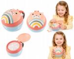 Skip Hop Kiütésmentes uzsonnás bögre gyerekeknek Zoo Cica 222 ml Skip Hop 12m+ (elastyczny otwór uchwyt wieczko bez bałaganu)