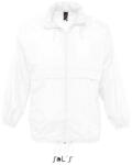 SOL'S SURF - Unisex vízlepergető széldzseki (so32000wh-2xl)
