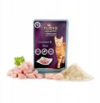 nuevo Premium tasak nedves macskaeledel sterilised Csirke 85g