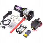SIHAO 3500 font Atv/utv elektromos csörlő 12V IP67 vezeték nélküli és vezetékes távirányító acél kötéllel