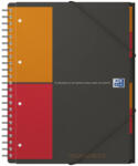 OXFORD Caiet cu spirala A4+, 6 separatoare, 80 file, matematica, OXFORD Organiser Book