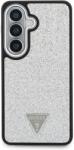 GUESS Husa Guess Fixed Glitter Triangle cu MagSafe compatibila cu Samsung Galaxy S26, Silver (3666339613549)
