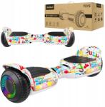 Rebel Elektromos gördeszka Hoverboard deszka 6, 5" Led Rebel gyerekeknek felnőtteknek (ZAB0014)